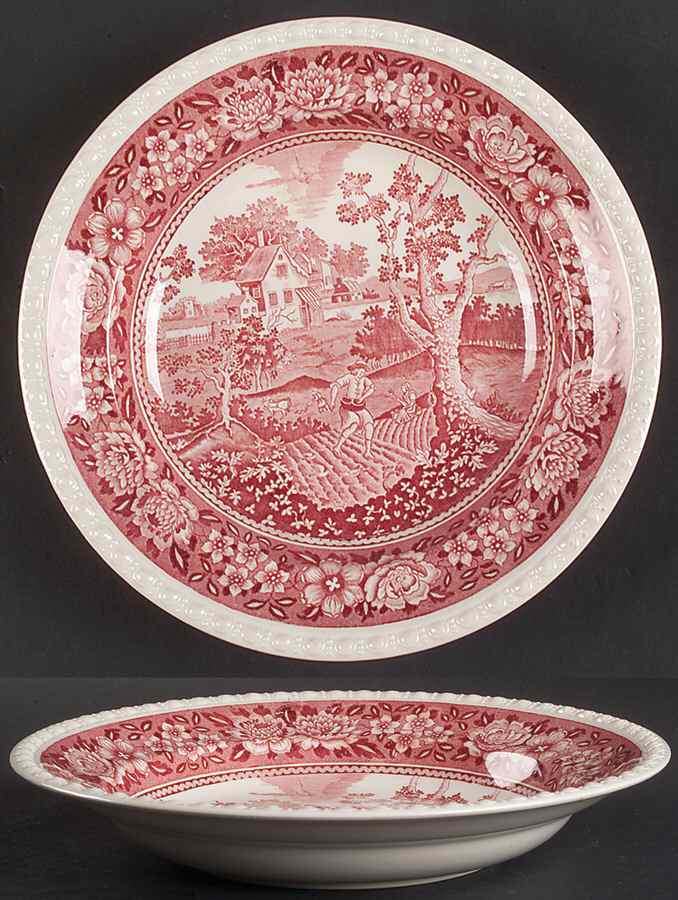 Rusticana Red Large Rim Soup Bowl by Villeroy & Boch-1