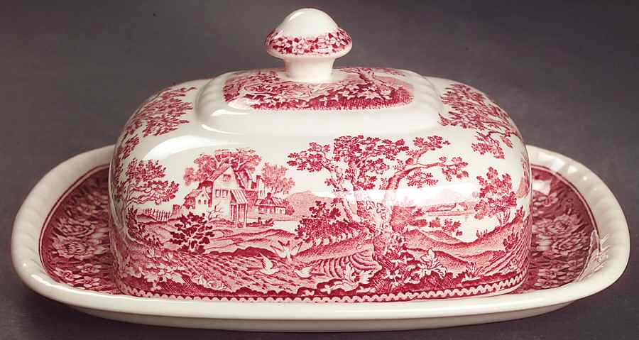 Rusticana Red Square Covered Butter by Villeroy & Boch-1