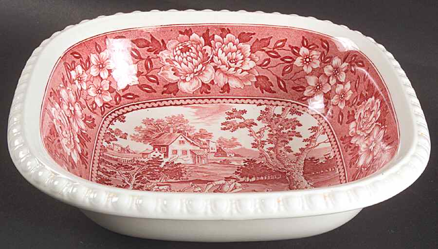 Rusticana Red 9" Square Vegetable Bowl by Villeroy & Boch-1