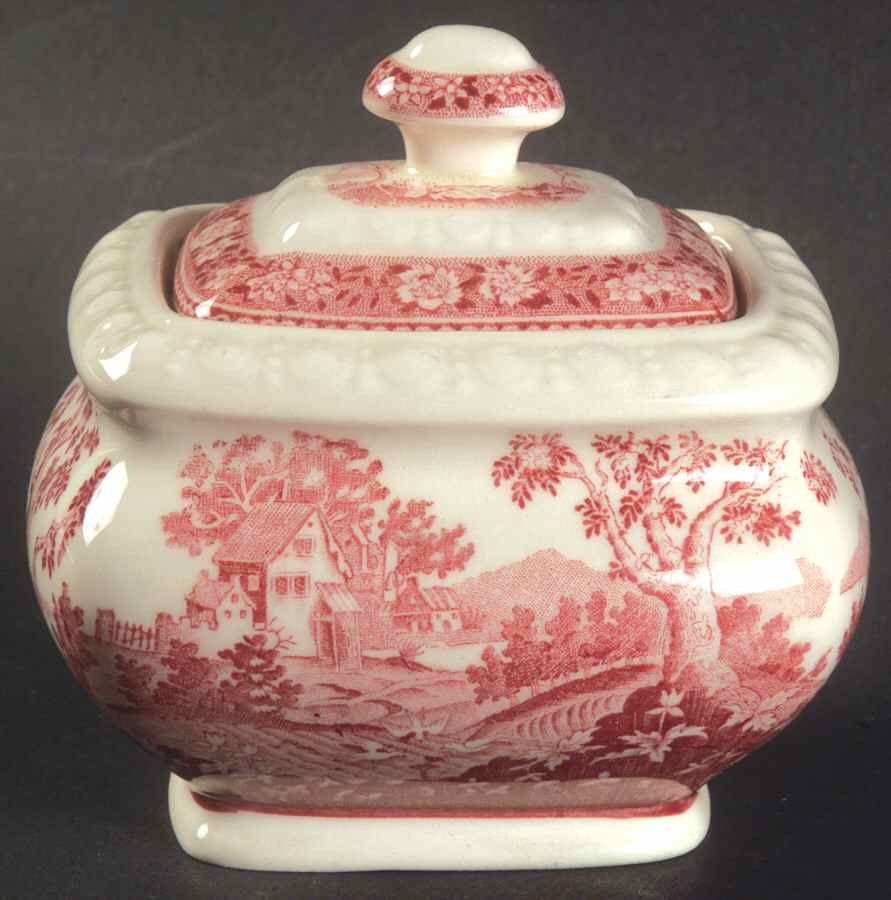 Rusticana Red Mini Sugar Bowl & Lid by Villeroy & Boch-1