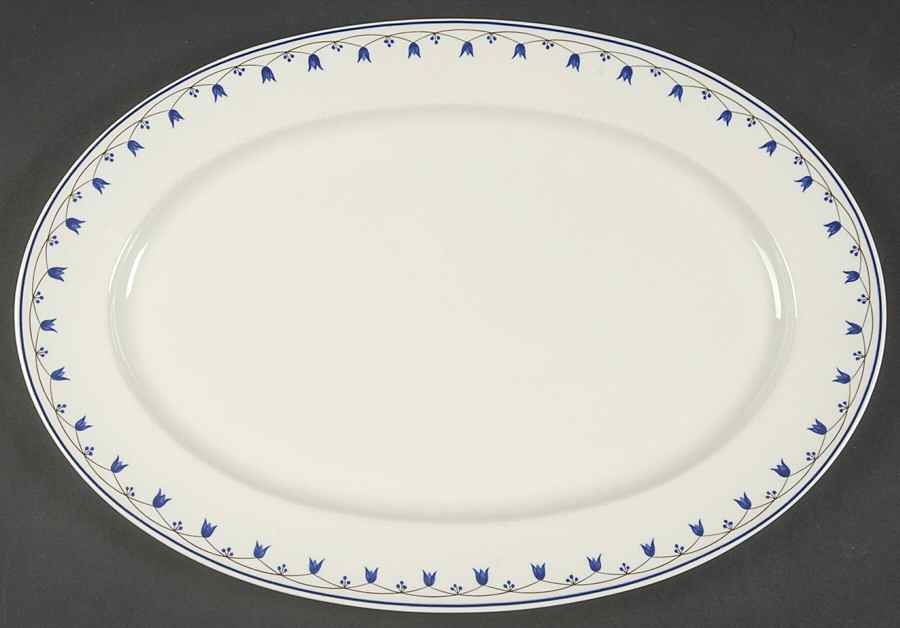 Salzburg 14" Oval Serving Platter by Villeroy & Boch-1