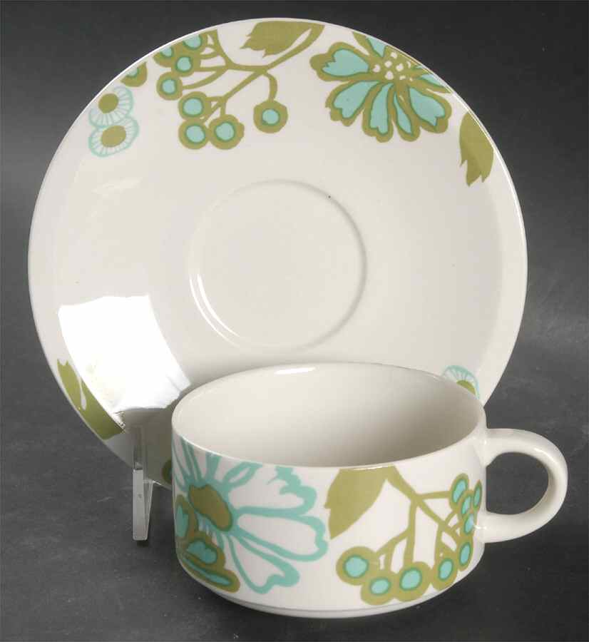 Scarlett Flat Cup & Saucer Set by Villeroy & Boch-1