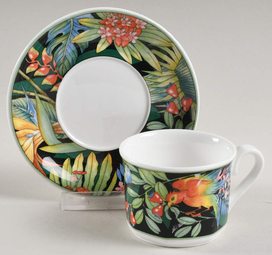 Serengeti Flat Demitasse Cup & Saucer Set by Villeroy & Boch-1