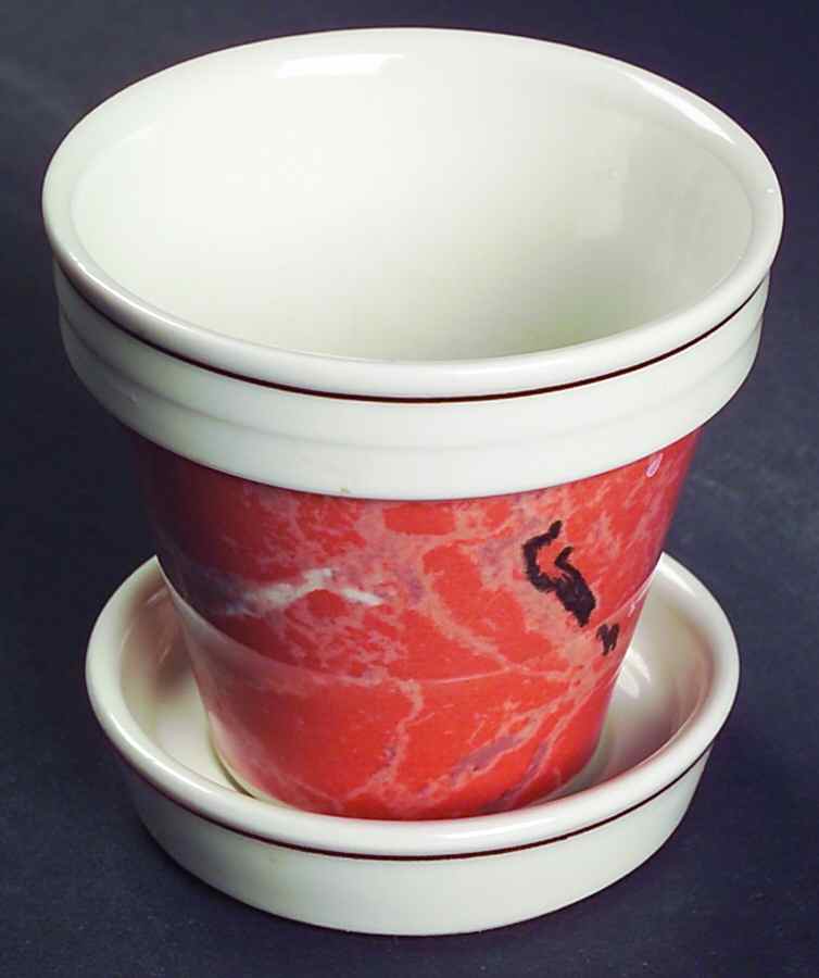 Siena 2" Flower Pot & Underplate by Villeroy & Boch-1