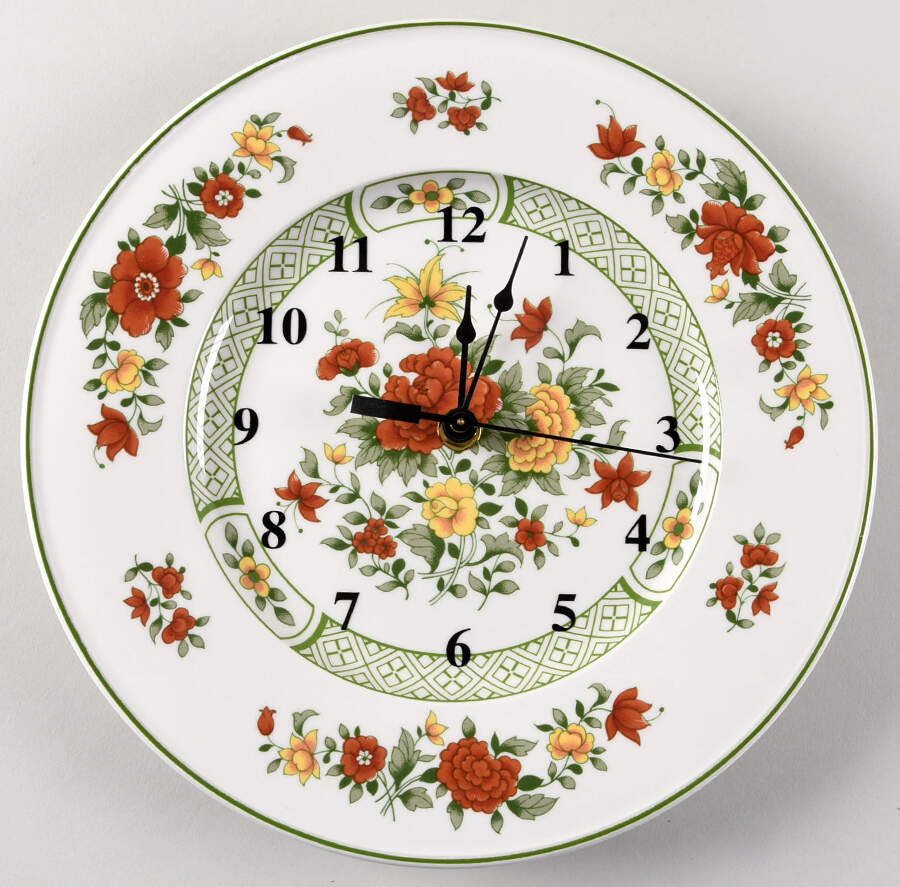 Summer Day 1-2" depth  Clock Plate HC by Villeroy & Boch-1