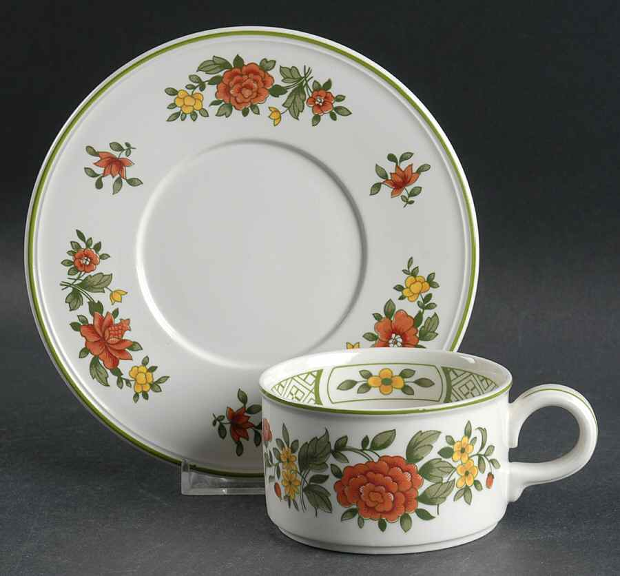 Summer Day Flat Cup & Saucer Set by Villeroy & Boch-1