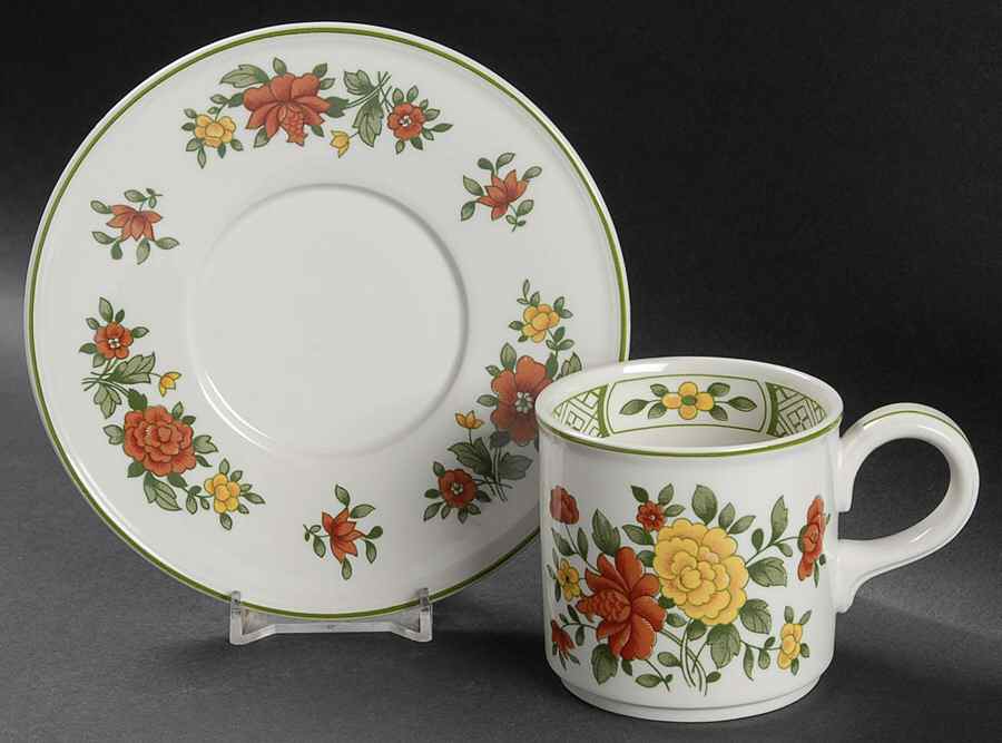 Summer Day Flat Cup & Saucer Set by Villeroy & Boch-1