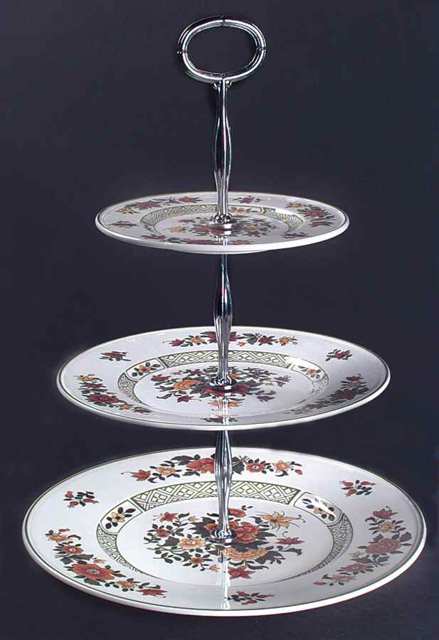 Summer Day 13 7/8"-14 1/4" 3-Tiered Serving Tray(DP,SP,BB) HC by Villeroy & Boch-1