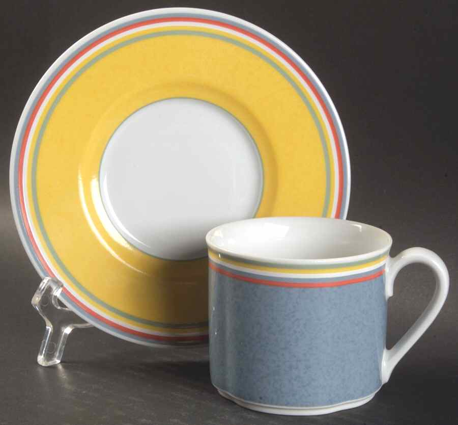 Switch 1  Flat Cup & Saucer Set by Villeroy & Boch-1