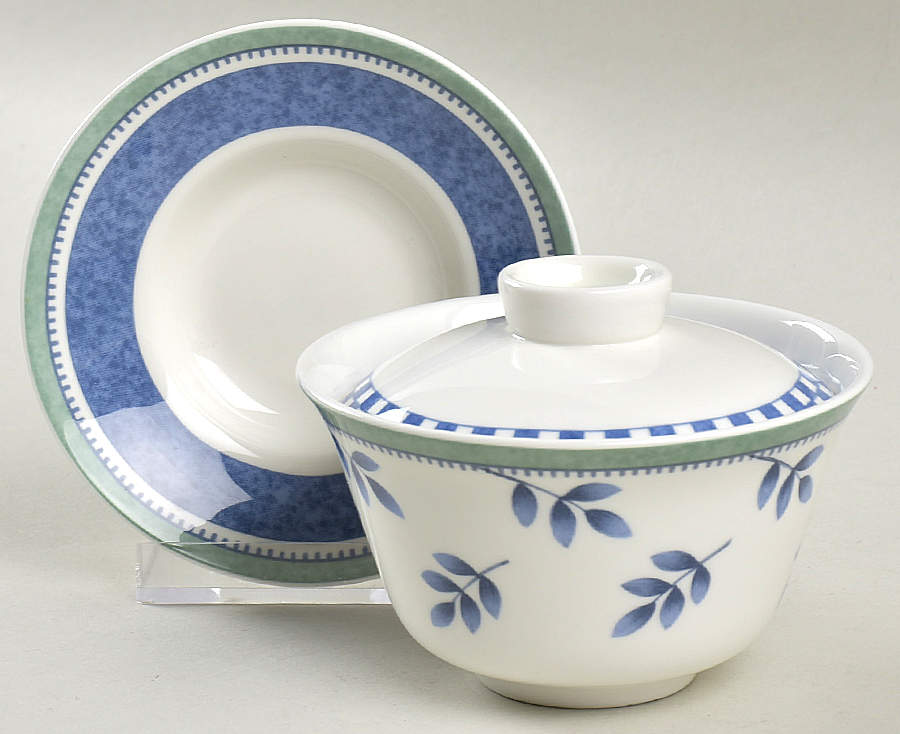 Switch 3  Asian Flat Cup & Saucer Set with Lid by Villeroy & Boch-1