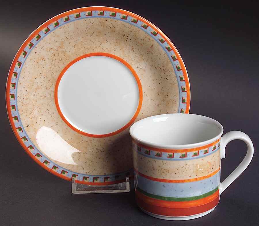 Switch 4 Flat Cup & Saucer Set by Villeroy & Boch-1