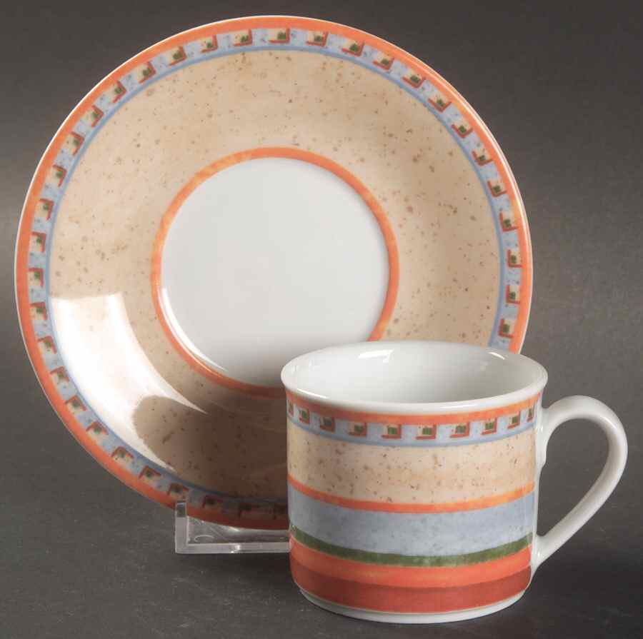 Switch 4 Flat Demitasse Cup & Saucer Set by Villeroy & Boch-1