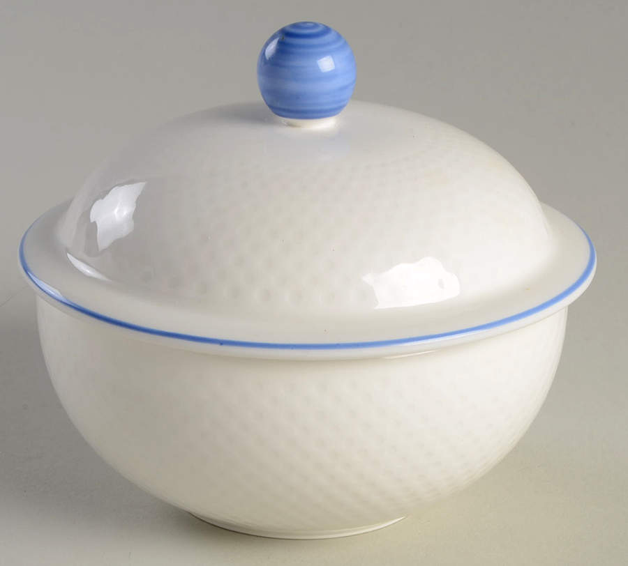 Tipo Blue Sugar Bowl & Lid by Villeroy & Boch-1