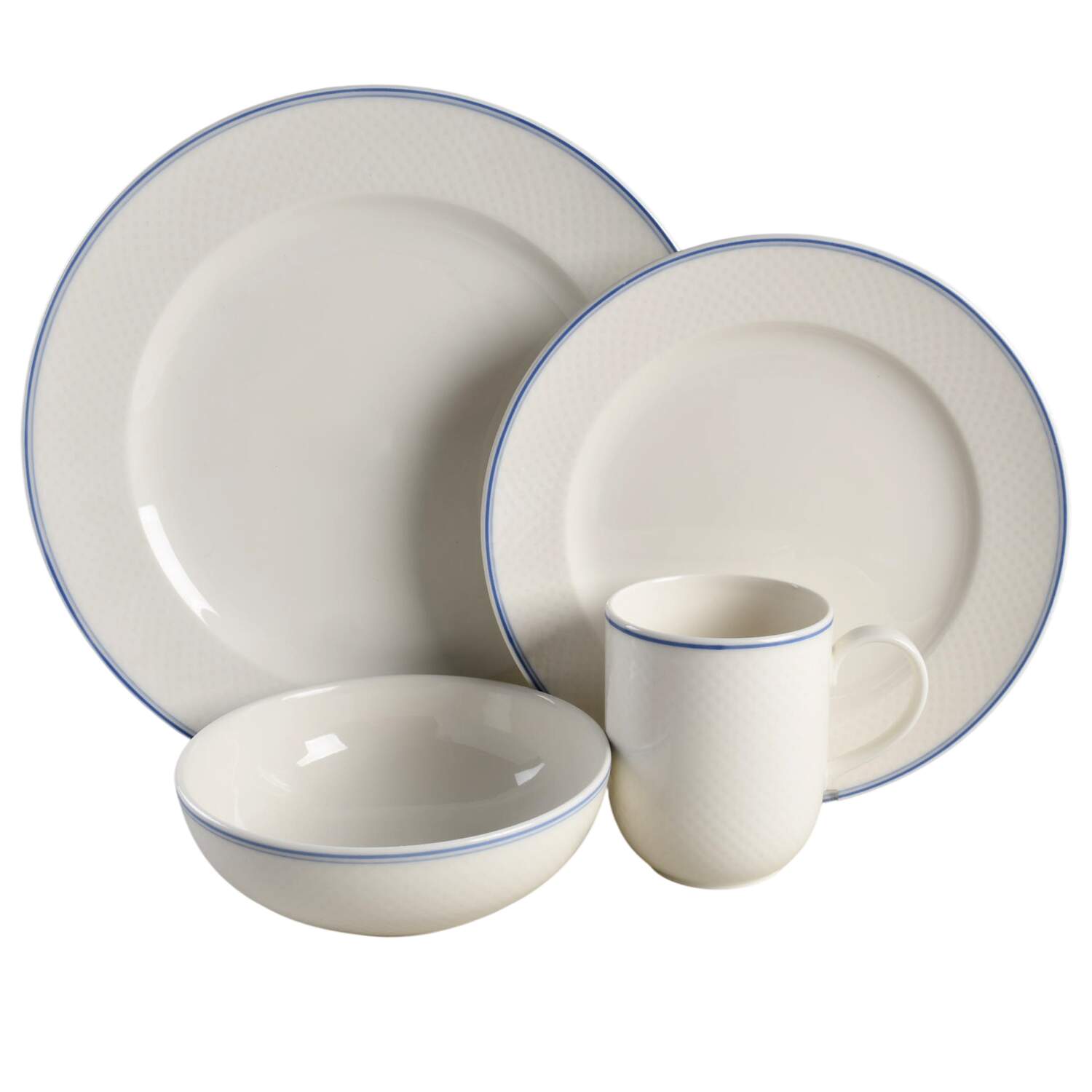 Tipo Blue 4 Piece Place Setting by Villeroy & Boch-1