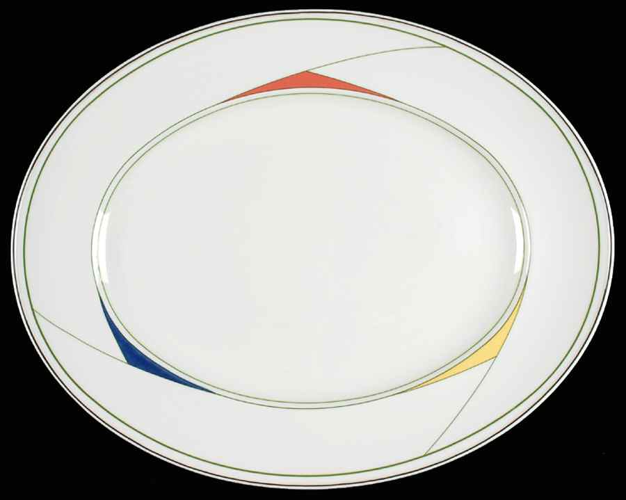 Trio 15" Oval Serving Platter by Villeroy & Boch-1