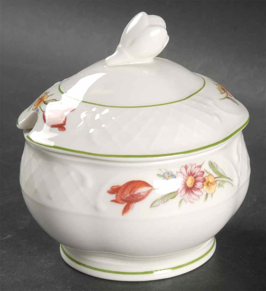 Tulipe Sugar Bowl & Lid by Villeroy & Boch-1