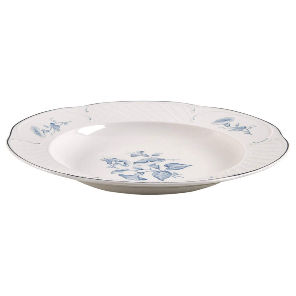 Val Bleu Large Rim Soup Bowl by Villeroy & Boch-1