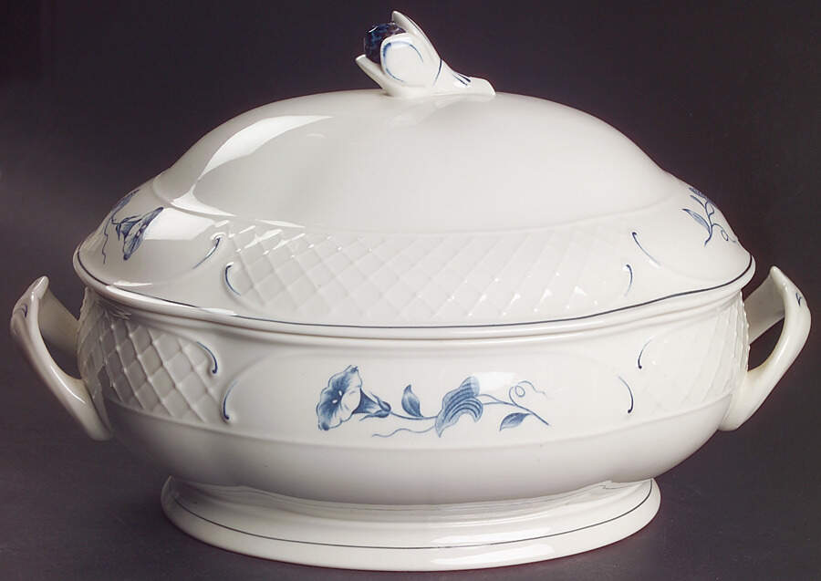 Val Bleu Tureen &  Lid by Villeroy & Boch-1