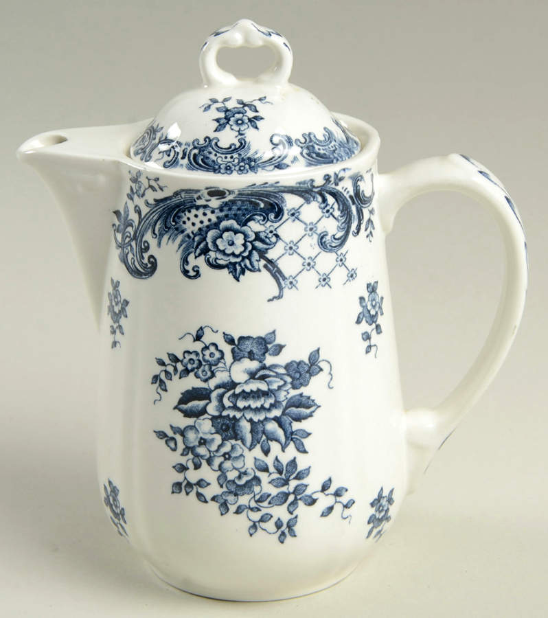 Valeria Blue Individual Teapot & Lid by Villeroy & Boch-1