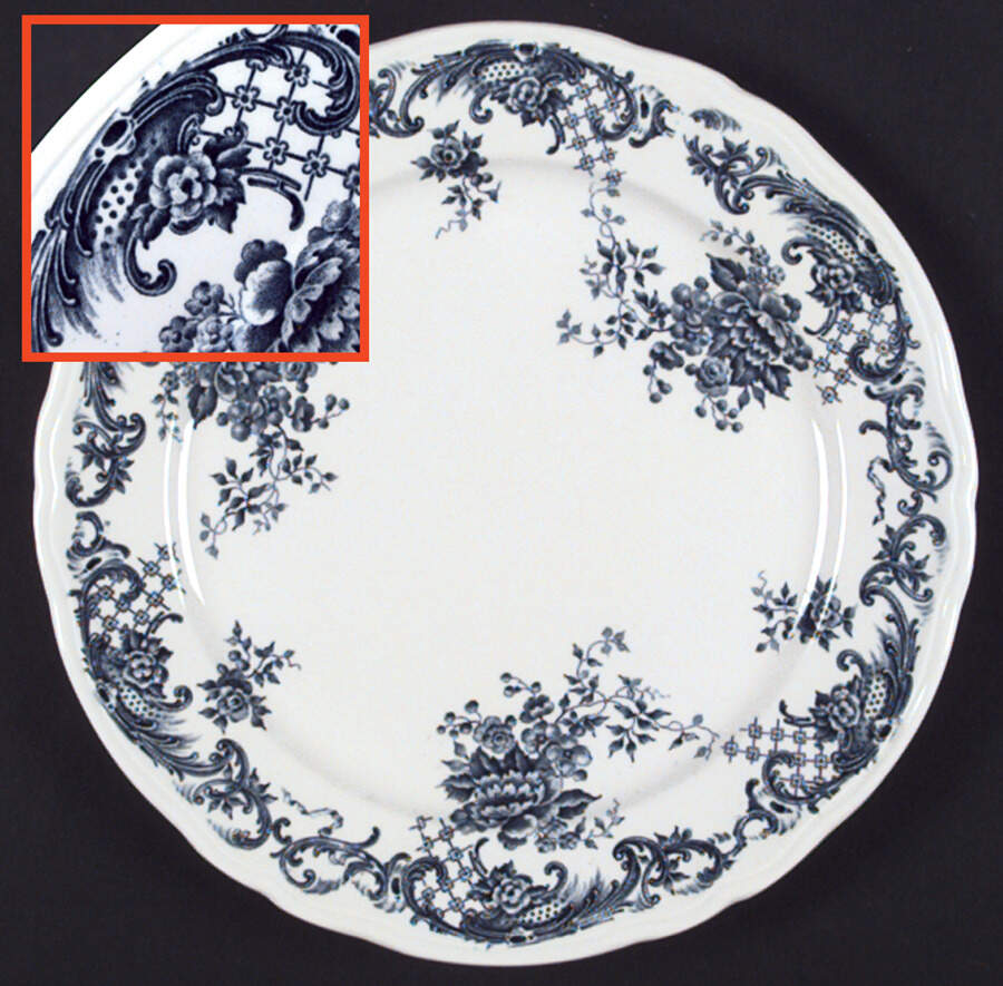 Valeria Blue Salad Plate by Villeroy & Boch-1