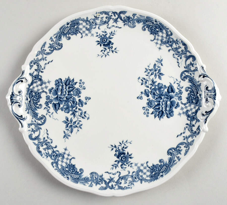 Valeria Blue Handled Cake Plate by Villeroy & Boch-1