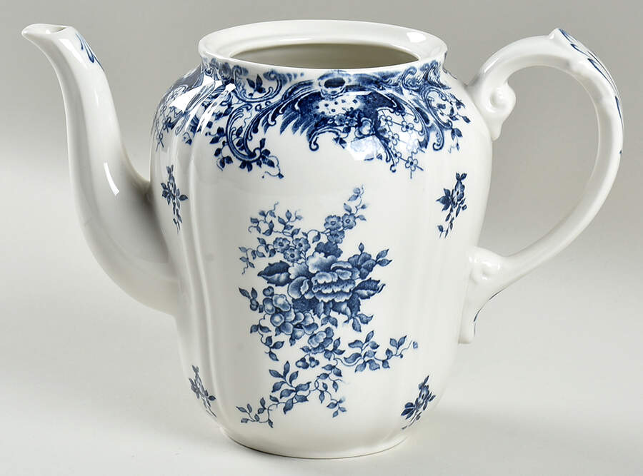 Valeria Blue Coffee Pot No Lid by Villeroy & Boch-1