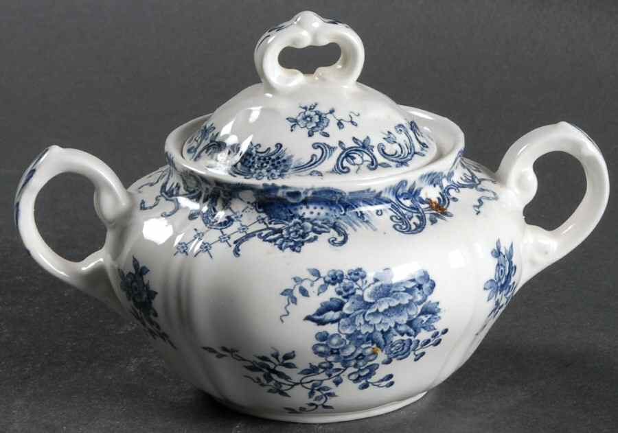 Valeria Blue Sugar Bowl & Lid by Villeroy & Boch-1
