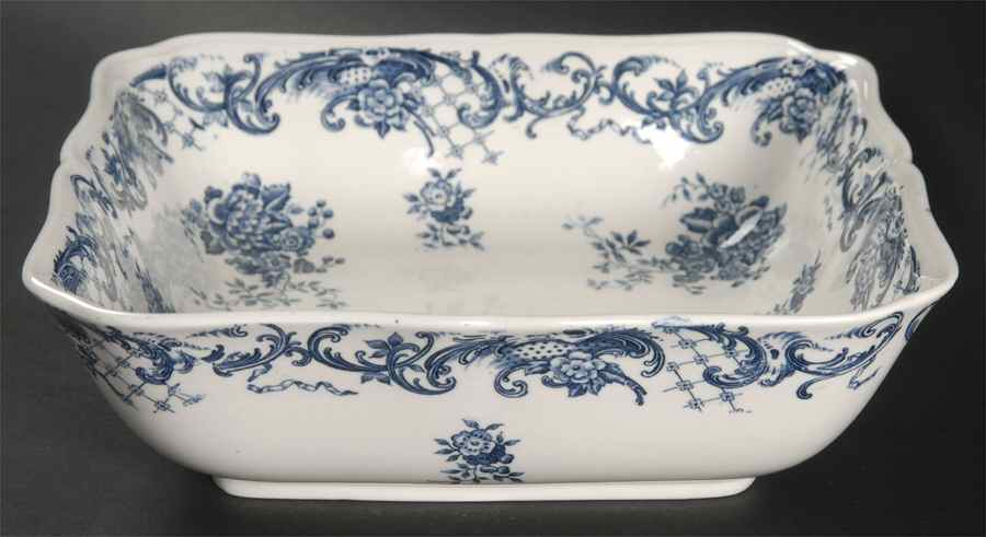 Valeria Blue 7" Square Vegetable Bowl by Villeroy & Boch-1