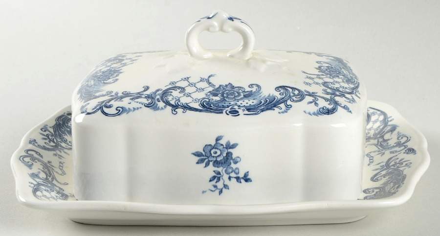 Valeria Blue Rectangular Covered Butter by Villeroy & Boch-1