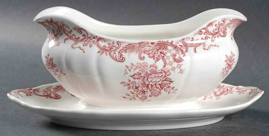 Valeria Red Gravy Boat by Villeroy & Boch-1