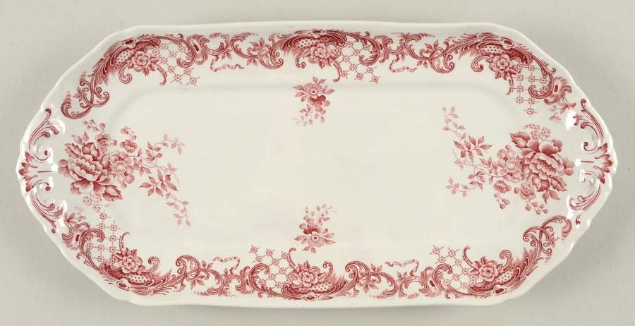 Valeria Red Large Sandwich Tray by Villeroy & Boch-1