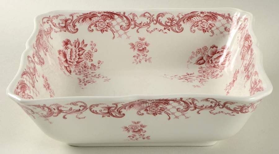 Valeria Red 8" Square Vegetable Bowl by Villeroy & Boch-1