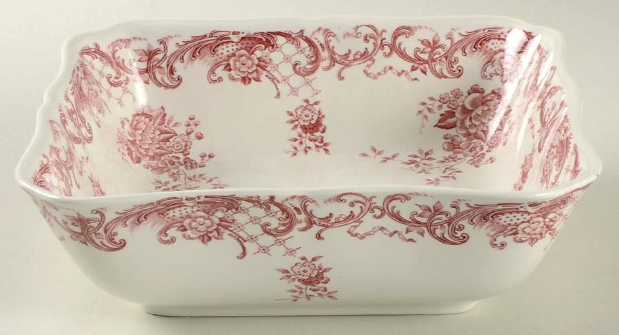 Valeria Red 7" Square Vegetable Bowl by Villeroy & Boch-1