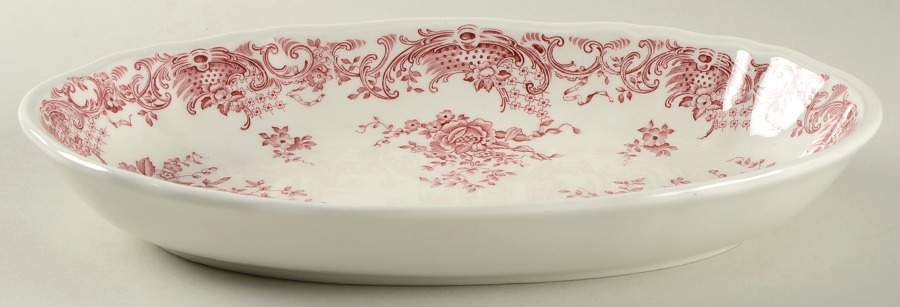 Valeria Red 11" Oval Vegetable Bowl by Villeroy & Boch-1