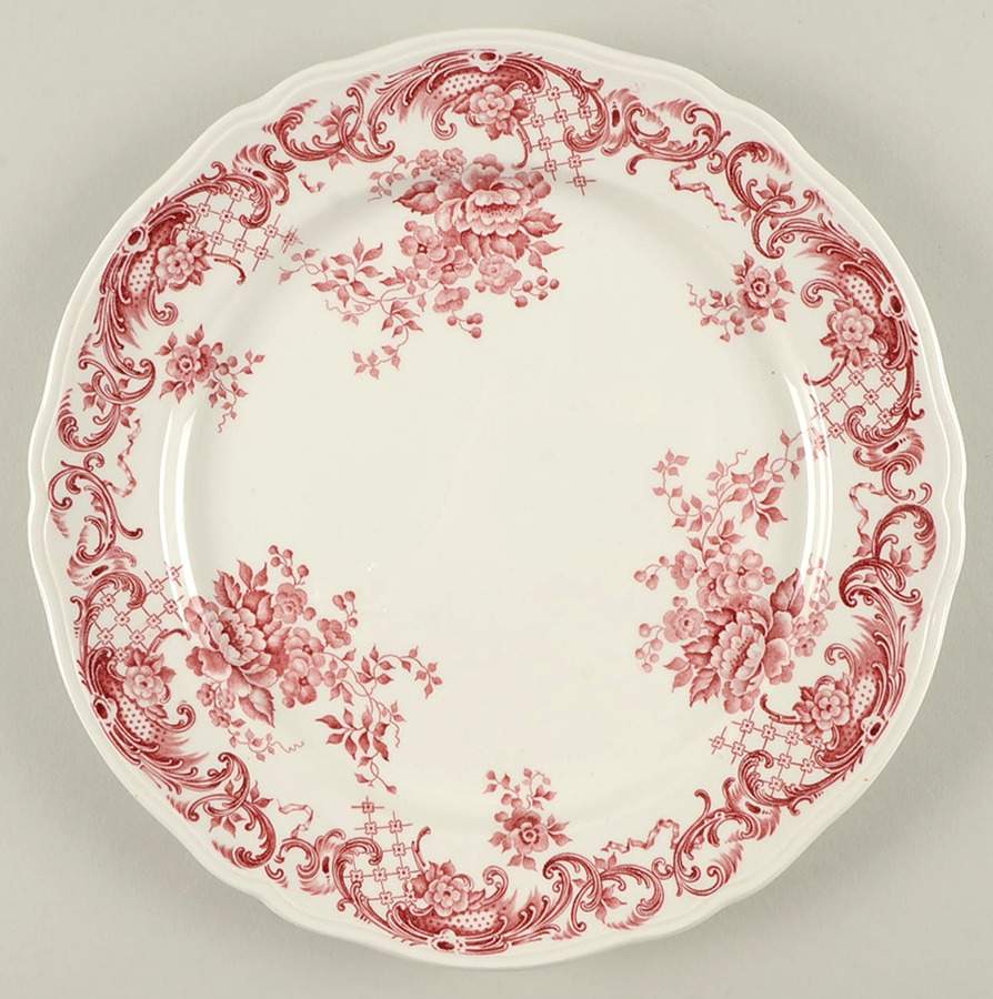 Valeria Red Luncheon Plate by Villeroy & Boch-1