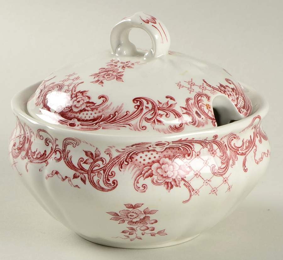 Valeria Red Jam/Jelly & Lid by Villeroy & Boch-1