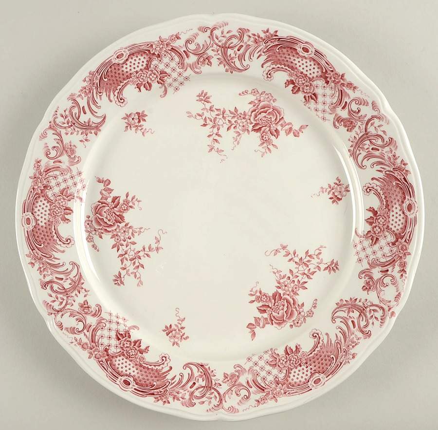 Valeria Red 12" Chop Plate (Round Platter) by Villeroy & Boch-1