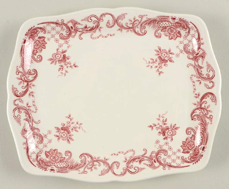 Valeria Red Butter Tray by Villeroy & Boch-1