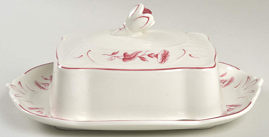 Val Rouge Square Covered Butter by Villeroy & Boch-1