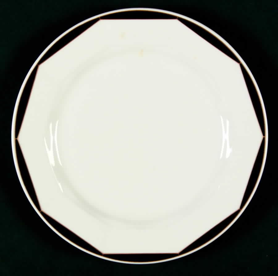 Varia Black and Gold Salad Plate by Villeroy & Boch-1