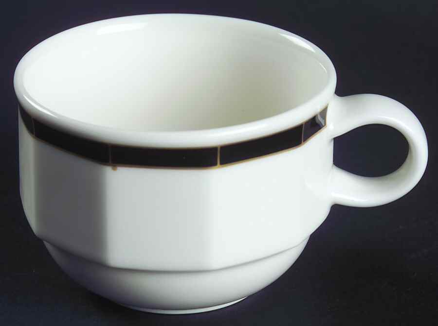Varia Black and Gold Stacking Cup by Villeroy & Boch-1