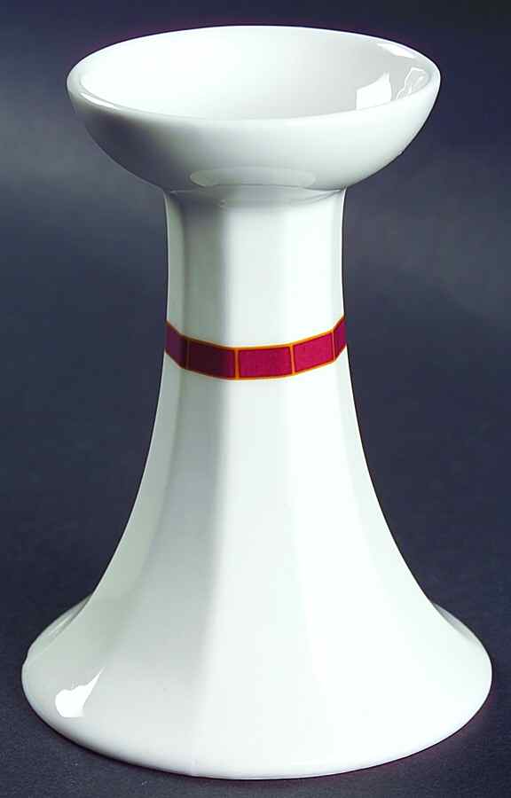 Varia Red 5" Candlestick by Villeroy & Boch-1