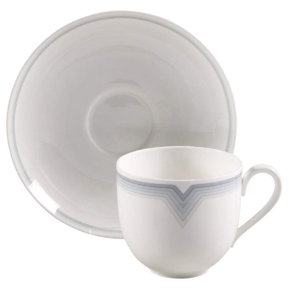 Vega Flat Cup & Saucer Set by Villeroy & Boch-1