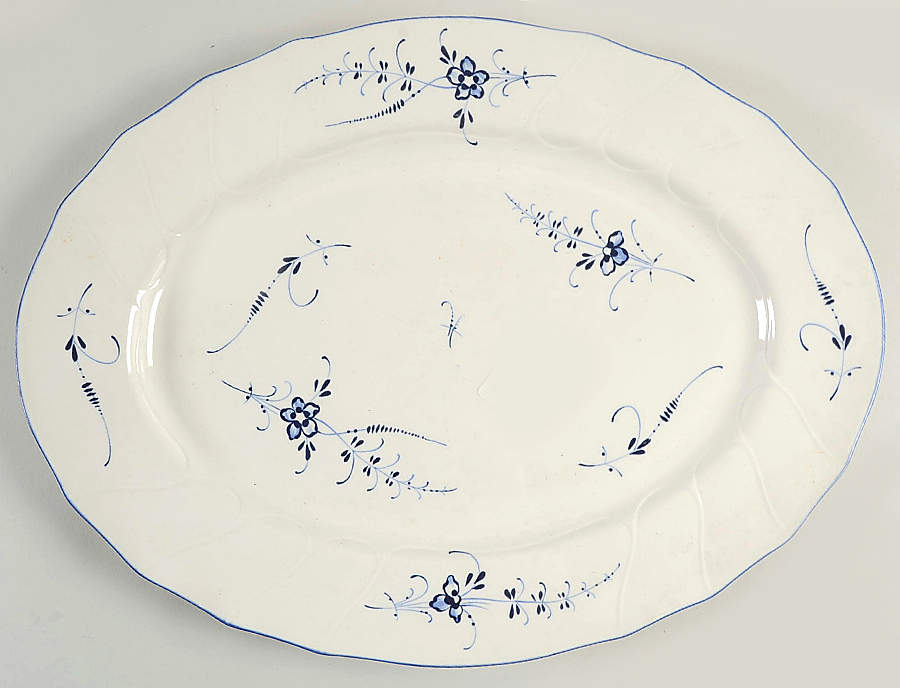 Vieux Luxembourg 16" Oval Serving Platter by Villeroy & Boch-1