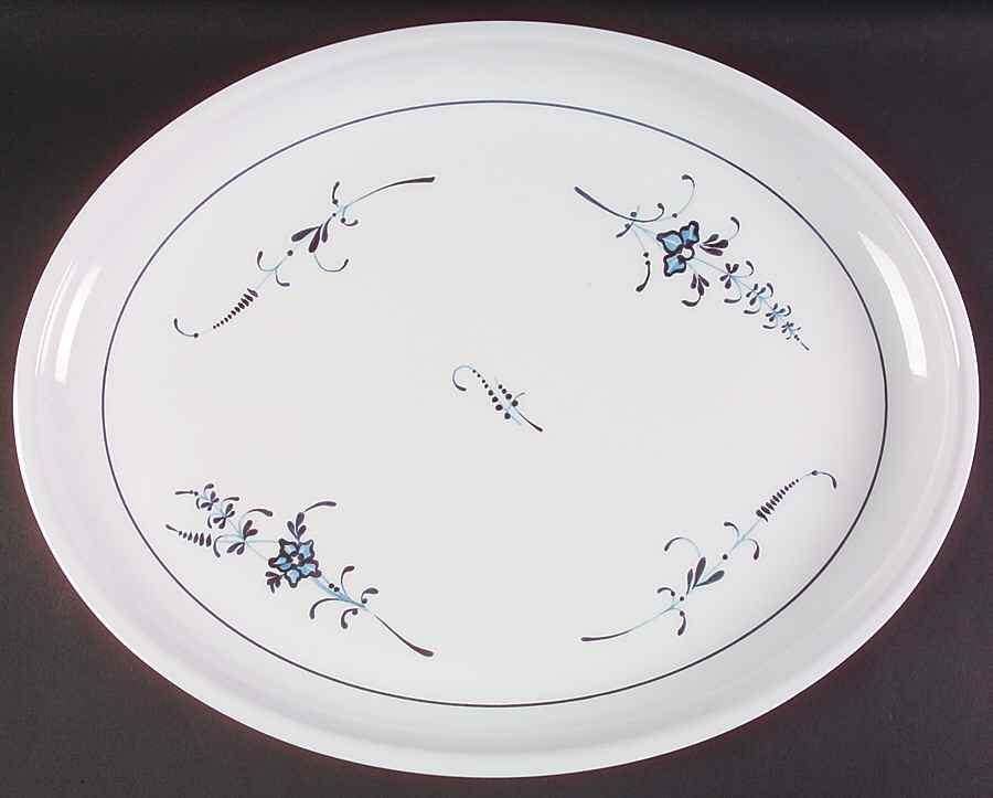 Vieux Luxembourg 19" Oval Plastic Serving Tray by Villeroy & Boch-1