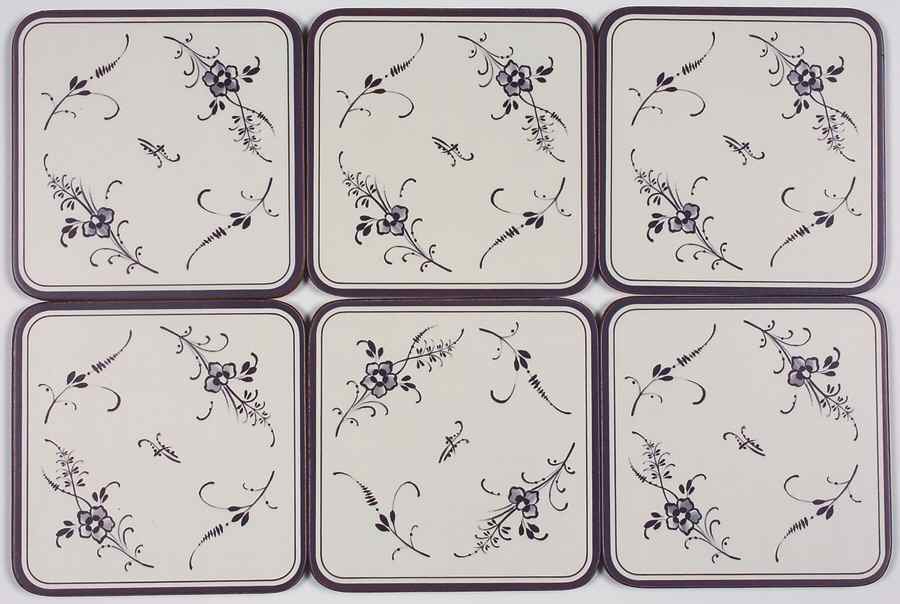 Vieux Luxembourg Square Corkback Coaster - Set of 6 by Villeroy & Boch-1