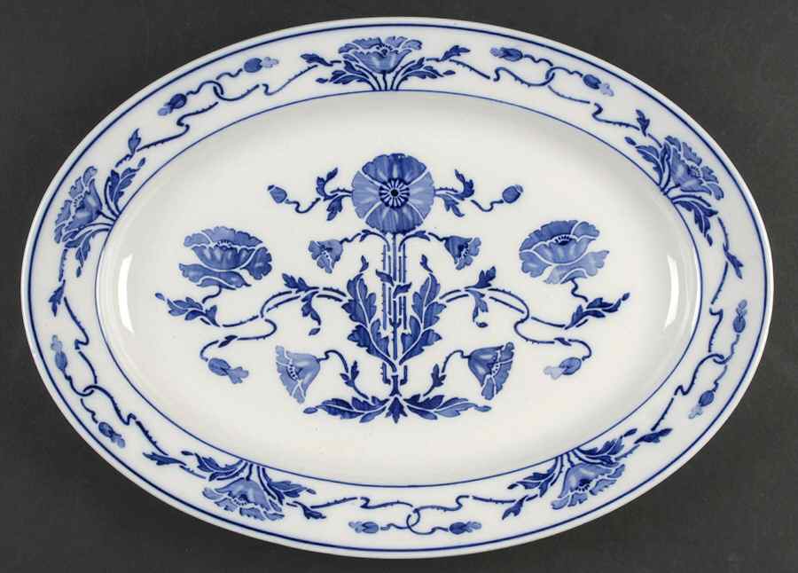 VIL1 14" Oval Serving Platter by Villeroy & Boch-1
