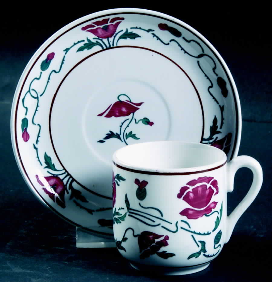 VIL2 Flat Demitasse Cup & Saucer Set by Villeroy & Boch-1