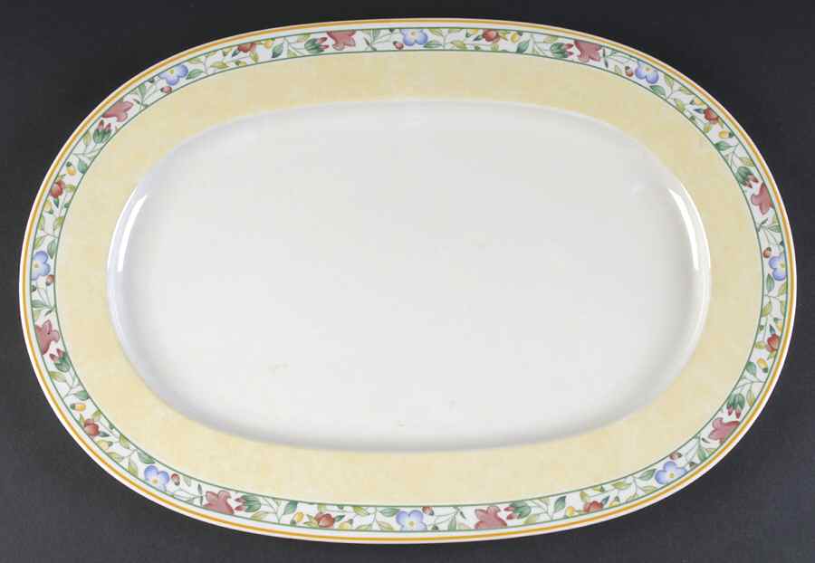 Virginia 16" Oval Serving Platter by Villeroy & Boch-1