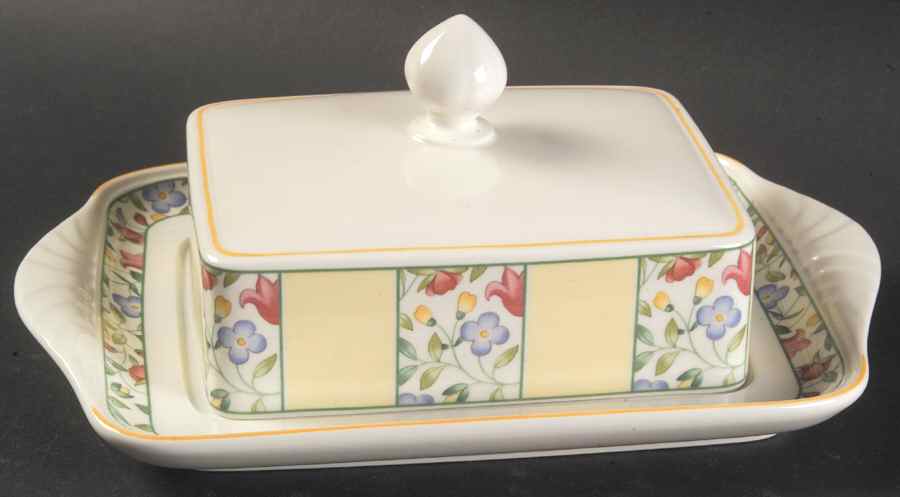 Virginia Rectangular Covered Butter by Villeroy & Boch-1